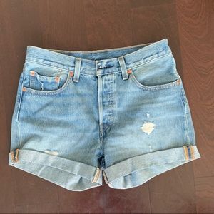 Levi’s size 27 high rise jean shorts